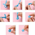 Miniatyrbilde 5 av 5: 540 Ark Origami Stjernepapir Dobbeltsidig Glad Fargerik Stjernedekorasjon 7 Blandede Farger for Gaver DIY Kunst Håndverksprodukter