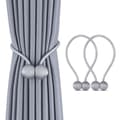 Miniatyrbild 1 av 2: 2-pack Magnetiska Gardinomtag Gardinknut - Silver-FX- silver silver