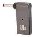 Miniatyrbillede 3 af 8: PD til DC-adapter til Lenovo PD 100W 5A-adapter USB C Type C hun til han bærbar computer aluminiumslegeringsadapter 3,5x1,35 mm