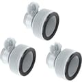 Miniatyrbillede 1 af 5: Type B Pooladapter, 3-pak Poolslangeadaptere til INTEX Pools, Erstatningsslangeadapter til Pumper til 32 mm og 38 mm Slanger
