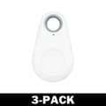 GPS Mini Tracker för Hund / Katt / Nycklar Vit 3-Pack 3-Pack