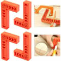 Miniatyrbild 1 av 5: Positioning Angle 90 Degree L-Type Square Carpenter Tool (80mm 90 Degree) 4 Pcs