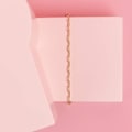 Miniatyrbillede 4 af 4: Justerbart armbånd til kvinder i papirclips/kæde/Figaro kæde stil