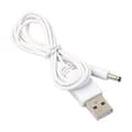 Miniatyrbilde 1 av 5: 1m DC 3.5mm x 1.35mm Hunn til USB Type A Hann Adapter Strømkabel Ledning db Hvit White