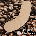 Miniatyrbillede 2 af 5: CASA 350 stk. Udskiftningspapirfiltre Runde kaffemaskinefiltre Engangsfiltre til kaffe- og espressomaskiner