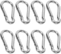 6 mm karbinhake 8 st sportkarbinhake typ karbinhakekrok