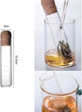 Miniatyrbild 2 av 5: Universal Glas Te Sil, Teinfuser, Dryckesverktyg, Återanvändbart Te Filter