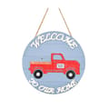 Veranda Ornaments for Truck Scene Hanging Pendant Exquisite Storefront Sign Pattern Wall Welcome