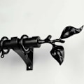 Miniatyrbillede 4 af 4: 2 stk. Blad Gardin Dekorative Stangender Draperistang Finaler