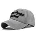 Wool Embroidered Cap Washed Worn Cap Embroidered Cap Cowboy Hat Casual Cb2595Gray Adjustable
