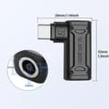Miniatyrbillede 4 af 5: PD 140W DC til Type C Strømopladningsadapter DC Hunindgang til USB C Hanstik til Telefon, Tablet