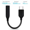Miniatyrbillede 5 af 7: USB Type C til 3,5 mm hovedtelefonstik Adapter Hovedtelefon Lydkabel til Samsung Note 10