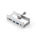 Pikkukuva 1 / 5: 6-in-1 USB3.0-sovitin USB-kiinnitettävä telakointiasema USB3.0-sovitin Multiport-jakaja 5Gbps nopea sovitin PC-kannettavalle