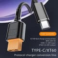 Miniatyrbilde 2 av 5: Type A 100CM USB-C til XT60 Adapterbar Type-C til XT60 Ladekabel Støtter PD 100W 20V/5A Rask [db]