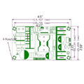 Miniatyrbilde 2 av 5: 48V 4A 5A 200W AC til DC Strømforsyningsomformer Adapter Smps Kort Spenningsregulert Transformator Bryter Galvanisk Isolator