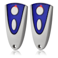 Pikkukuva 1 / 5: Autotallin ovenavaajan kaukosäädin Novotron 502 Max43-2 Novotron 512 Mix43-2 433,92mhz 2-pack [DB] Blue