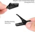 Miniatyrbild 5 av 5: Black 40 Pcs Tent Clips, Tarp Clips, Small Clamp Type Clips, Windproof Awning Clips, Camping Awning Clips, Pegs