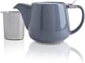 Miniatyrbillede 1 af 5: 550 ml keramisk tekande med aftagelig infuser til blomstrende te [JUN] Grå Grey