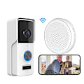 Miniatyrbild 2 av 5: Trådlös Videodörrklocka med Intercom, Ljudförändringsövervakning, Smart Graffiti Wifi, Låg Strömförbrukning V