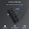 Miniatyrbilde 4 av 8: USB HUB Splitter Host USB-utvider FOR XBOX XSS FOR XBO for xbox XSS for xbox XSS