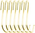 10-pack 4,5\" kraftiga S-krokar i guld