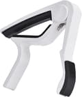 Acoustic guitar capo white, 8.3*8.8cm portable quick-change capo, scratch-free [DB]