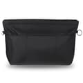 Handbag Organizer, Nylon Bag Organizer with Keychain, Inner Pockets, Waterproof for Handbags, Black, L