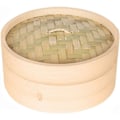 Miniatyrbild 4 av 4: Kinesiska dumplings ångkokare i bambu, bambu korg spis set