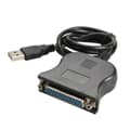 USB Male to DB25 Female Port Parallel Conversion Cable 25-Pin Adapter Cable [DB]