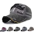 Keps Keps Vintage Bomullskeps Unisex Distressed Snapback Trucker Hatt