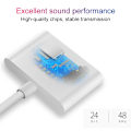 Miniatyrbilde 3 av 6: iPhone 7/8/X/XS/XR/XS Max Dobbel Lightning Adapter Splitter White Vit