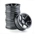 Miniatyrbillede 1 af 5: On-Road Drift Bil Aluminium Legering Metal Fælghoved Klatre Bil Fælg Til 1/10 HSP Tamiya HPI Kyosho Sakura D5 TT02 Drift Nav