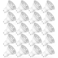 Pikkukuva 1 / 6: ®RisingFF GU10 LED-lamppu, viileä valkoinen, 7 W vastaa 70 W halogeenilamppua, 720 LM, LED-kohdelamput, ei himmennettävä, 20 kpl