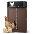 Automatic Chicken Coop Door Solar Powered Opener With Light Sensor Full Aluminum Waterproof For Chickens Ducks Geese
