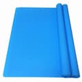 2-pack Extra Stor Multifunktionell Silikon Nonstick Bakmatta Värmebeständig Halkfri Bordsmatta 60*40 cm Blå