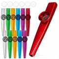 12 st Kazoo Instrument Metall Kazoo För