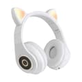Bluetooth Kat Öron Hörlurar Gaming Headset Hörlurar Med LED-Ljus För Barn