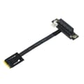 270 Grader M.2 NGFF Dubbel Nyckel A-E Till PCI-E 4X Adapter Konverteringskabel