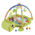 Miniatyrbillede 1 af 3: Ladida Babygym med Boldbassin Baby Turtle Babyaktivitetstæppe Green one size