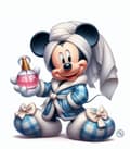 Barnrum Micky Mouse Affisch 50x70 cm