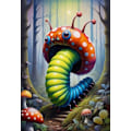 Miniatyrbild 3 av 3: 3st Färgglada Insekter Abstrakt Affisch 30×40 CM