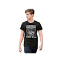 Pikkukuva 2 / 2: Poker T-shirt - svart - Never underestimate the power of a man Black M