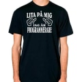 Miniatyrbild 2 av 2: Programmerare T-shirt  -  Lita på mig jag är Programmerare Black XL
