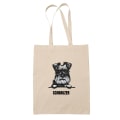 Pikkukuva 1 / 3: Schnauzer tygkasse hund shopping väska Tote bag Nature one size