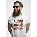 Miniatyrbild 2 av 3: Vit pappa t-shirt . Not a step dad , dad that stepped up S