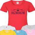 Miniatyrbild 4 av 8: Mormor t-shirt - flera färger - krona design Grå T-shirt - Large 