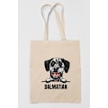 Pikkukuva 2 / 3: Dalmatian tygkasse hund shopping väska Tote bag Dalmatiner Nature one size