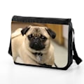 Miniatyrbild 1 av 2: Mops axelrems väska - Skolväska Messenger Bag