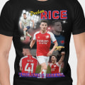 Pikkukuva 1 / 5: Declan Rise Svart t-shirt Arsenal & England spelare L