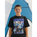 Miniatyrbild 2 av 3: Messi Svart T-shirt - Argentina spelare tröja 128cl
